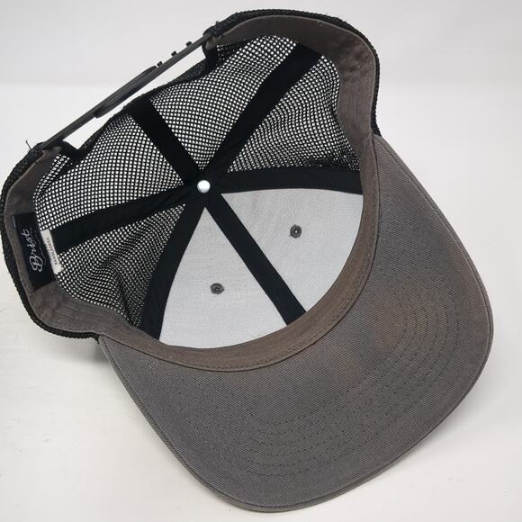 Wander Brewing Snapback Trucker Hat Gray OS Adjustable Mesh Back Brist Blanks - Picture 7 of 10